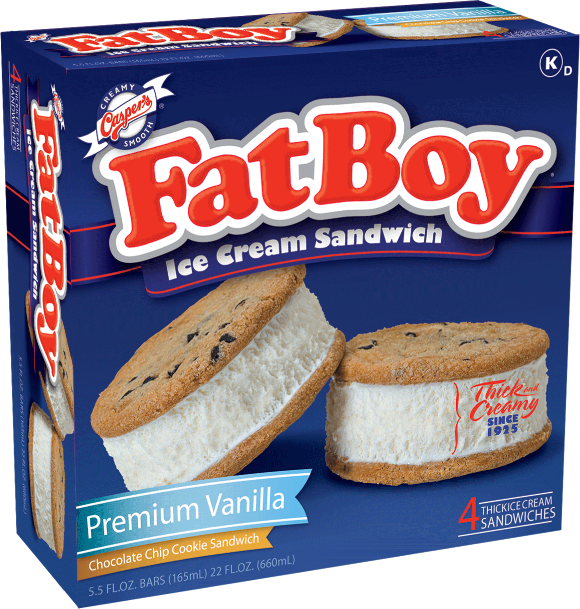 FatBoy Chocolate Chip Cookie Sandwich