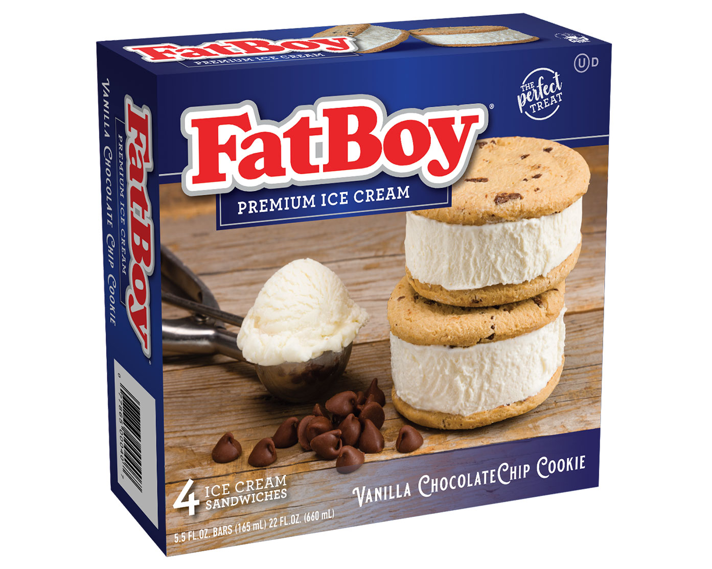 FatBoy Chocolate Chip Cookie Sandwich