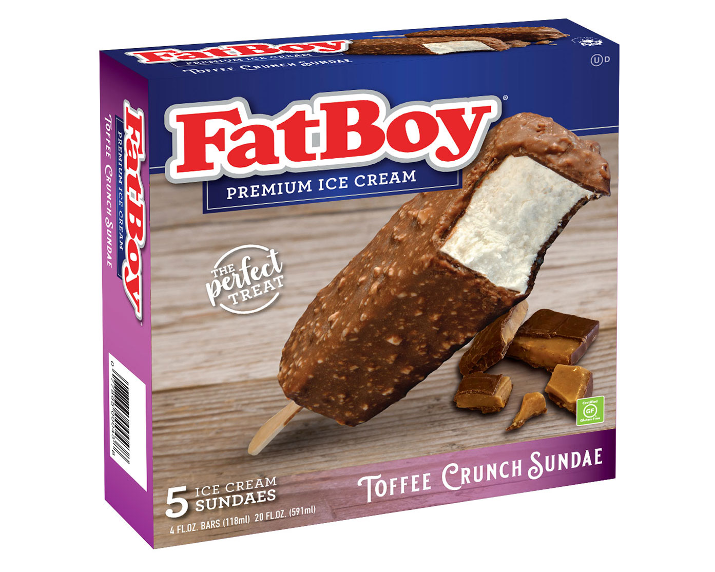 FatBoy Ice Cream FatBoy® Toffee Ice Cream Sundae