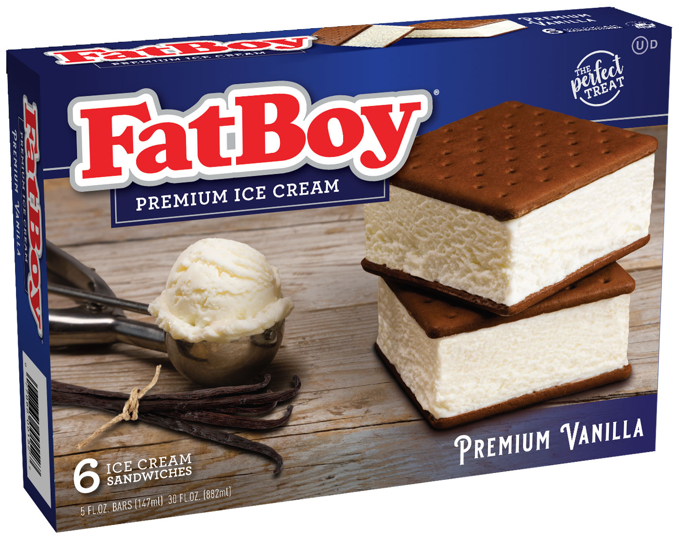 FatBoy Vanilla Ice Cream Sandwich