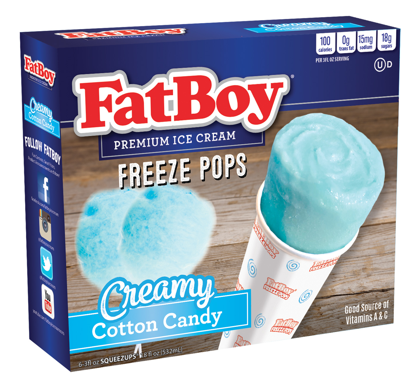 FatBoy Cotton Candy Freeze Pop