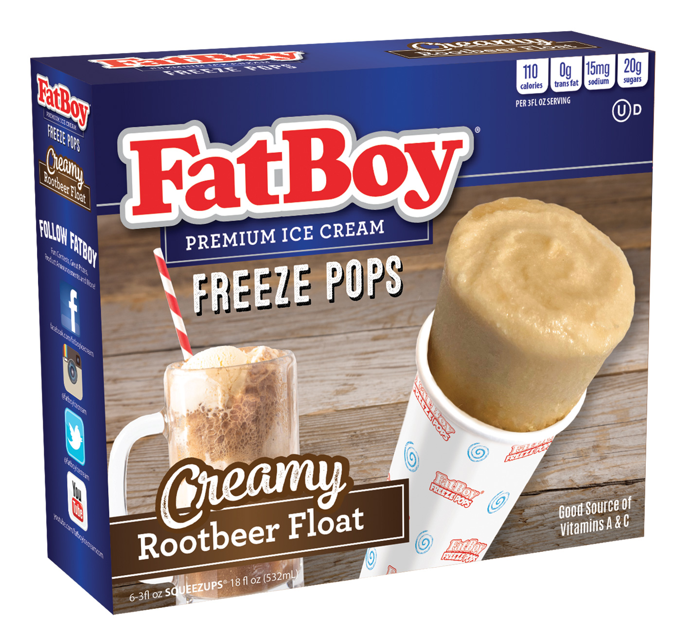 FatBoy Freeze Pop Rootbeer Float