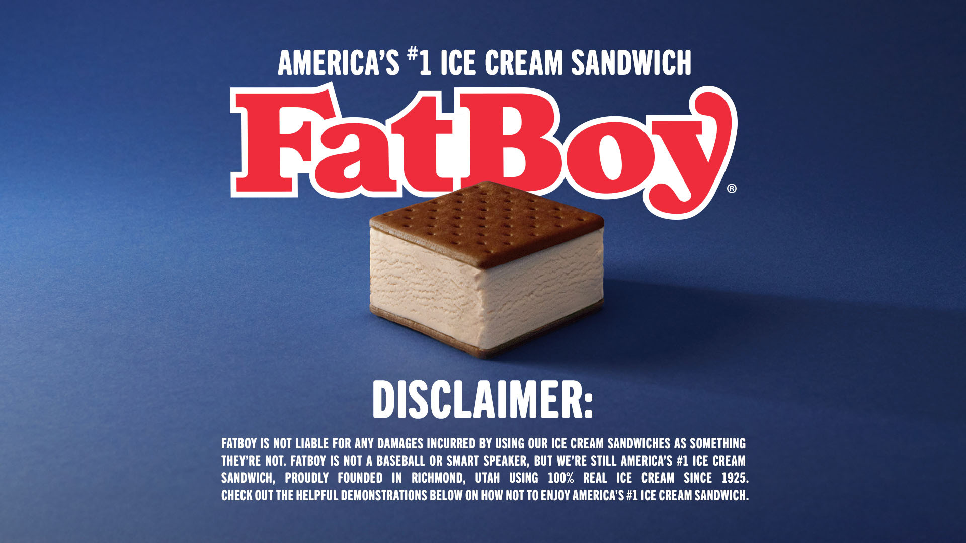 America's # 1 Ice Cream Sandwich | FatBoy Ice Cream